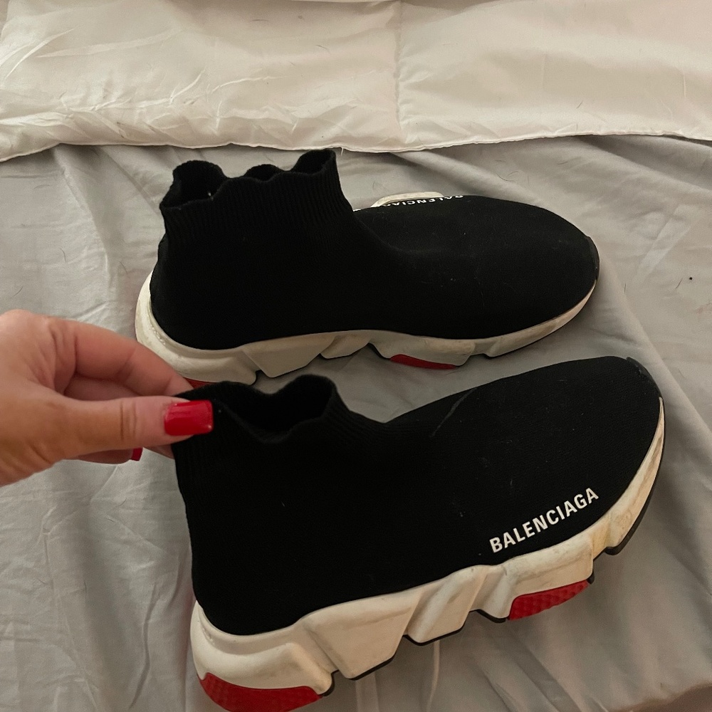 Authentic balenciaga speed shoes